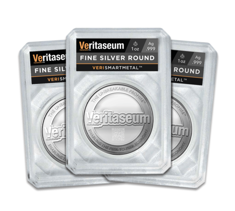 Veritaseum Smart Metal Logo